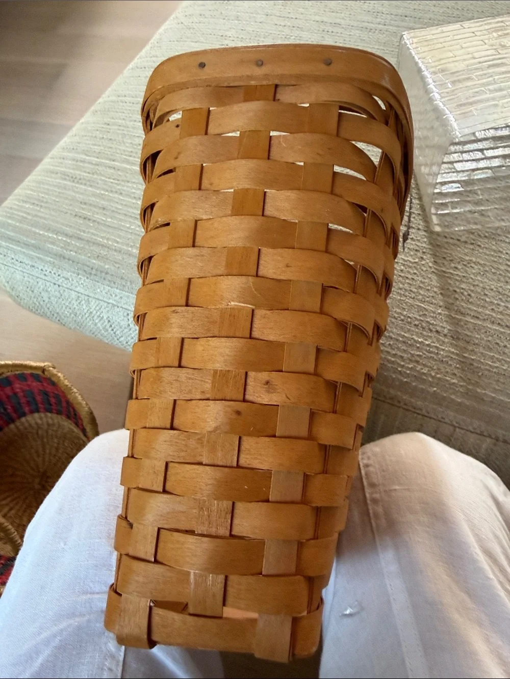 Longaberger Handmade Basket to Hang